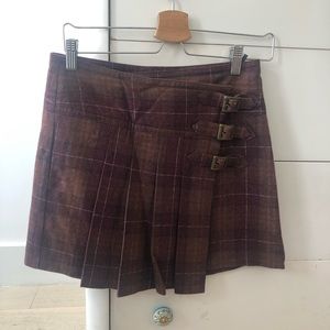 Wool wrap pleated skirt United colors of Benetton